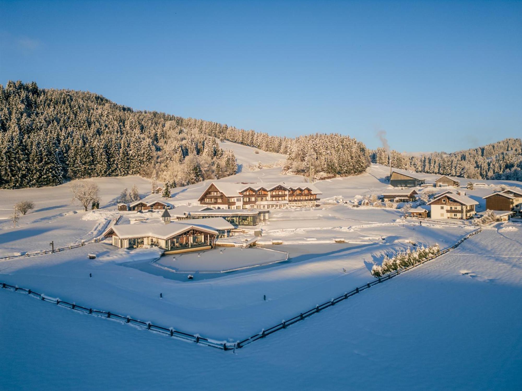 Haubers Naturresort Gutshof Oberstaufen Exteriör bild